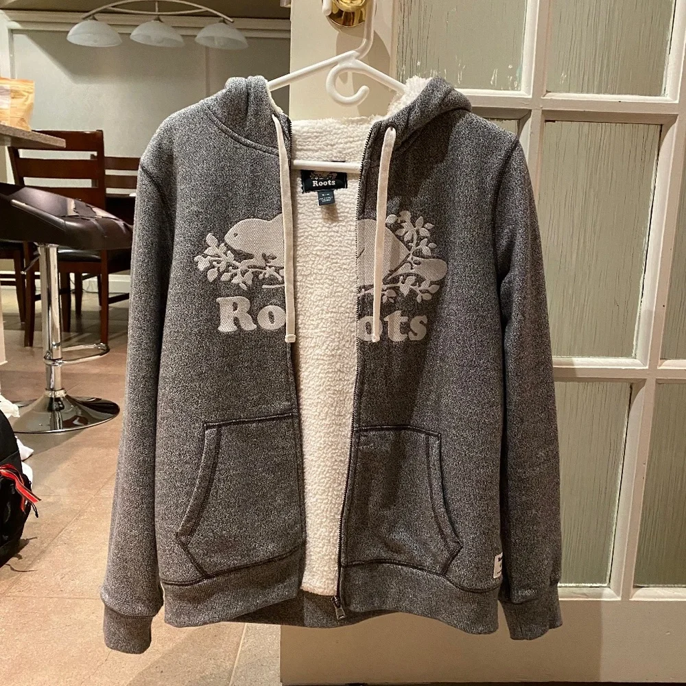 Roots Women's Gray Hoodie - Picture 5 of 8
